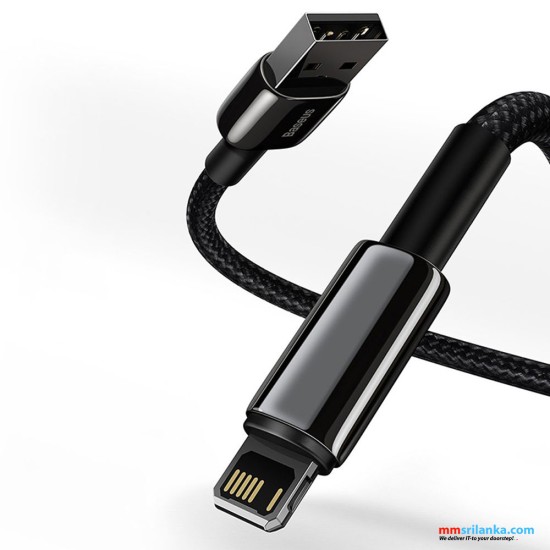 Baseus Tungsten Gold Fast Charging Data Cable USB to iP 2.4A 2M